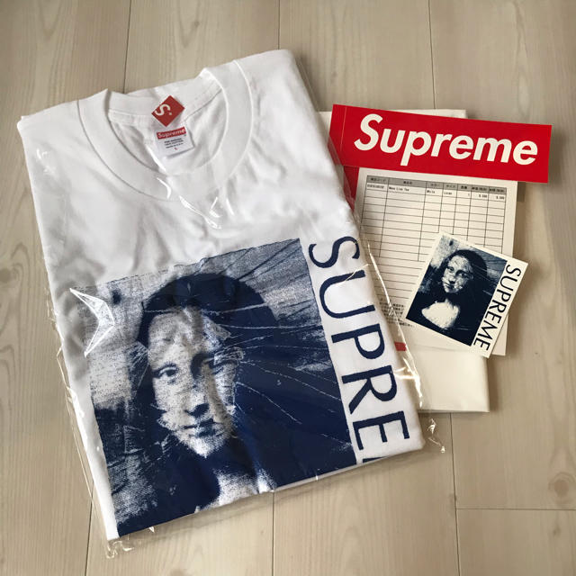 Supreme(シュプリーム)の18SS [L] Supreme Mona Lisa Tee White ラス1 メンズのトップス(Tシャツ/カットソー(半袖/袖なし))の商品写真