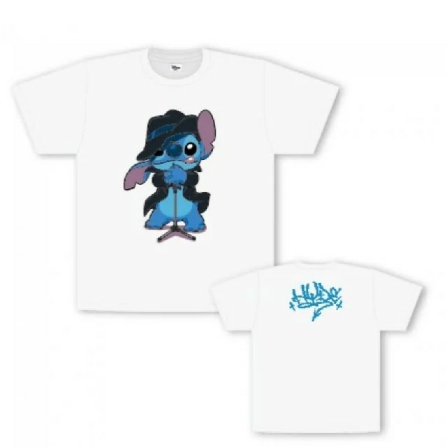 Disney(ディズニー)のHYDE スティッチ スペシャルデザイングッズ Tシャツ ホワイト M サイズ レディースのトップス(Tシャツ(半袖/袖なし))の商品写真