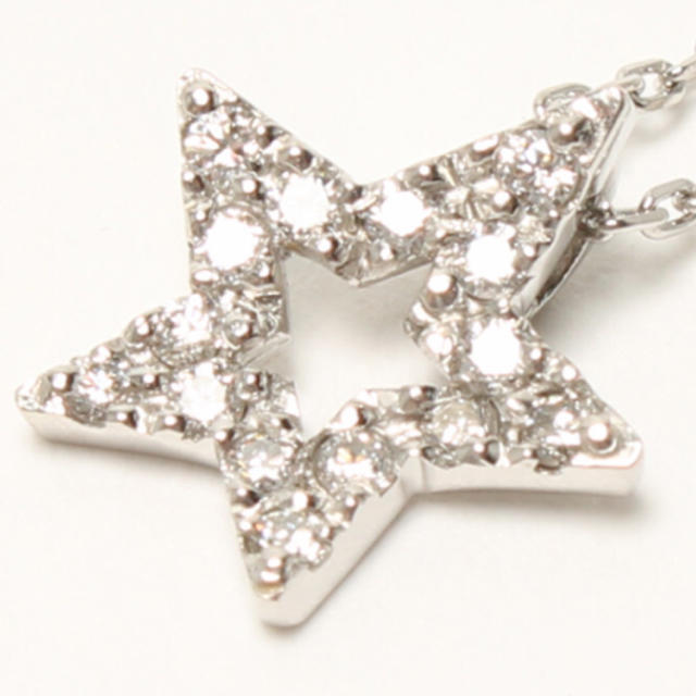 STAR JEWELRY(スタージュエリー)のスタージュエリー Pt950 ダイヤ 0.15ct ネックレス メンズのアクセサリー(ネックレス)の商品写真