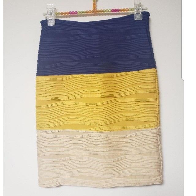 カラフルタイトスカート レディースのスカート(ひざ丈スカート)の商品写真
