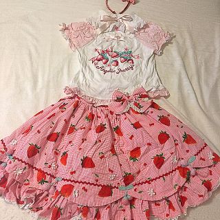 アンジェリックプリティー(Angelic Pretty)のAngelic Pretty4点セット sweet berry SKset(セット/コーデ)