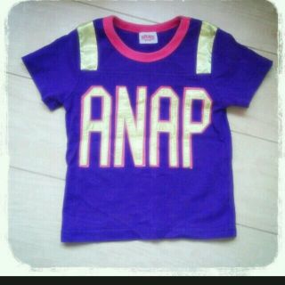 アナップキッズ(ANAP Kids)のANAPkids♡派手ロゴTシャツ(Tシャツ/カットソー)