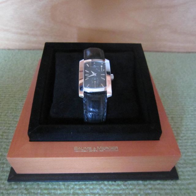 BAUME&MERCIER(ボームエメルシエ)のボーム＆メルシエ  スモールセコンド  パワーリザーブ  WGケース  腕時計 メンズの時計(腕時計(アナログ))の商品写真