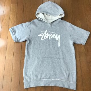 ステューシー(STUSSY)のストゥーシー STUSSY 半袖パーカー リバーシブル(パーカー)