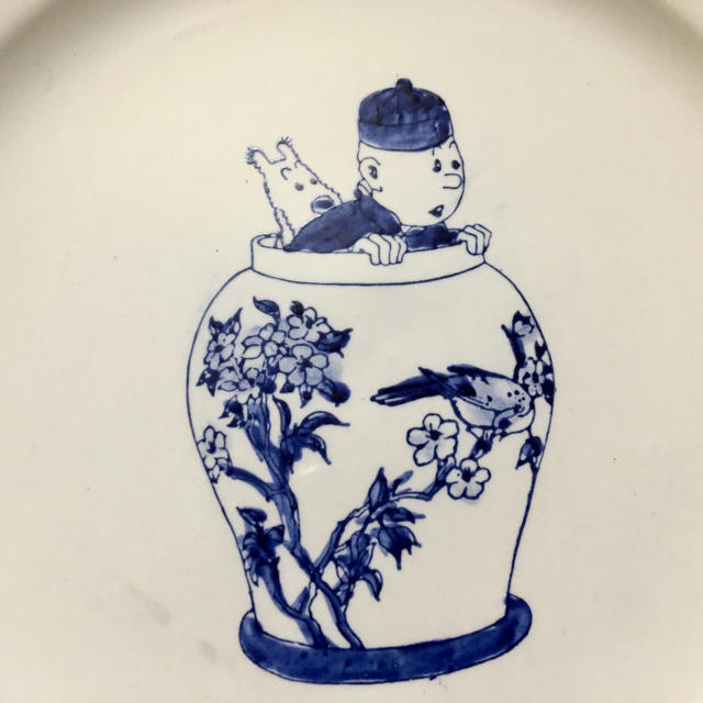 SALE お値下げしました!!香港 粤東磁廠 食器 ブルー 中サイズ SALE お値下げしました!!香港 粤東磁廠 食器 ブルー 中サイズ