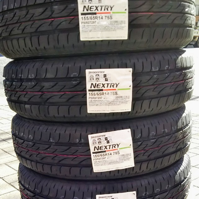 BRIDGESTONE(ブリヂストン)の155/65R14 ブリヂストン新品タイヤ4本 全国送料無料 自動車/バイクの自動車(タイヤ)の商品写真