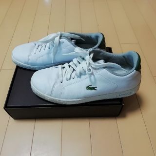 ラコステ(LACOSTE)のラコステ スニーカー　27cm　ホワイト(スニーカー)