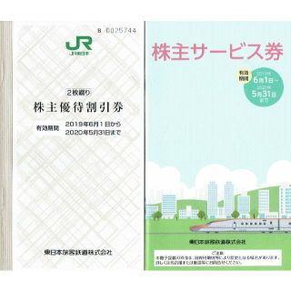 JR東日本　株主優待割引券2枚綴り＋株主サービス券１冊　送料無料(その他)