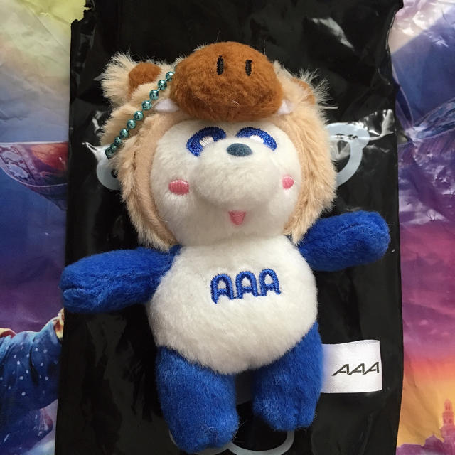 AAA(トリプルエー)のえ〜パンダ　青 エンタメ/ホビーのおもちゃ/ぬいぐるみ(ぬいぐるみ)の商品写真