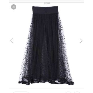 AMERI♡FLOCKY TWINKEL TULLE SKIRT♡黒 - carolinagelen.com