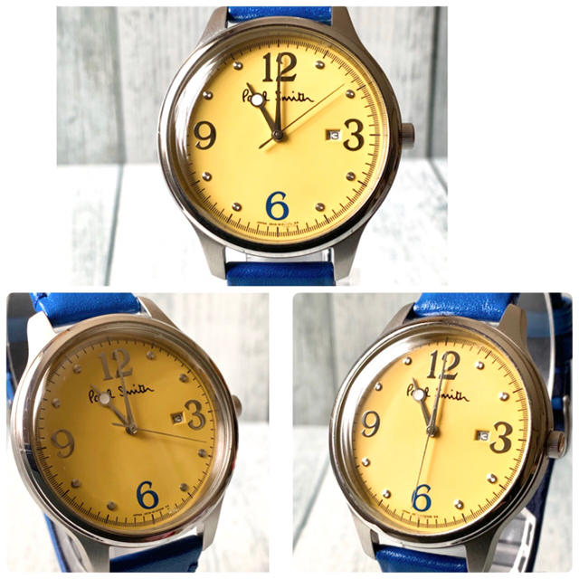 Paul Smith(ポールスミス)の【動作OK】Paul Smith ポールスミス 腕時計 シティ イエロー メンズ メンズの時計(腕時計(アナログ))の商品写真