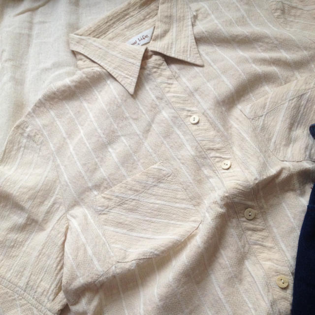 Used vintage風シャツ レディースのトップス(シャツ/ブラウス(半袖/袖なし))の商品写真