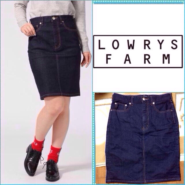 LOWRYS FARM(ローリーズファーム)のデニムタイトスカート レディースのスカート(ミニスカート)の商品写真