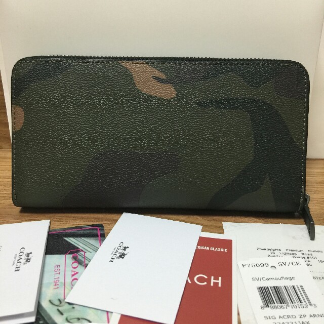 COACH(コーチ)の国内発送★本革★美品 コーチCOACH長財布
 メンズのファッション小物(長財布)の商品写真