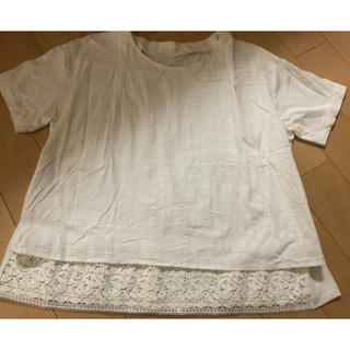 スタディオクリップ(STUDIO CLIP)のスタディオクリップ   裾レースTシャツ(Tシャツ(半袖/袖なし))