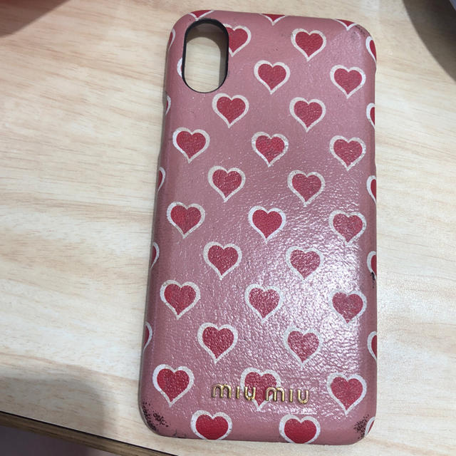 miumiu - miumiu iPhoneX ケース ピンクの通販 by m's shop｜ミュウミュウならラクマ