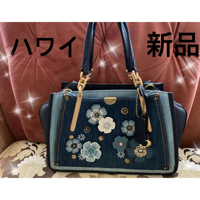 ショルダーバッグ日曜まで値引き！新品 coach ドリーマー ウィズティー ローズ