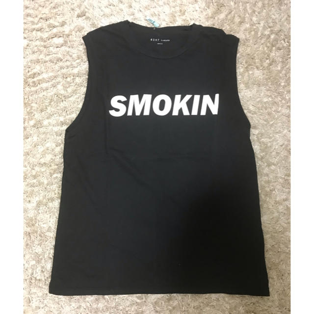 DEUXIEME CLASSE(ドゥーズィエムクラス)の6397 SMOKIN ノースリーブTシャツ レディースのトップス(カットソー(半袖/袖なし))の商品写真