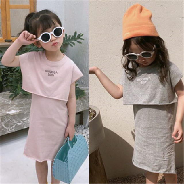 ZARA KIDS(ザラキッズ)のキッズ Tシャツ付きワンピース キッズ/ベビー/マタニティのキッズ服女の子用(90cm~)(ワンピース)の商品写真