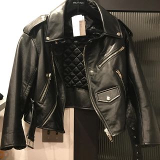 お値下げ中　BALENCIAGAバレンシアガ ライダースジャケット38 レザー