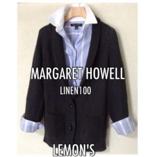 マーガレットハウエル(MARGARET HOWELL)の2014SS カーディガン美品(カーディガン)