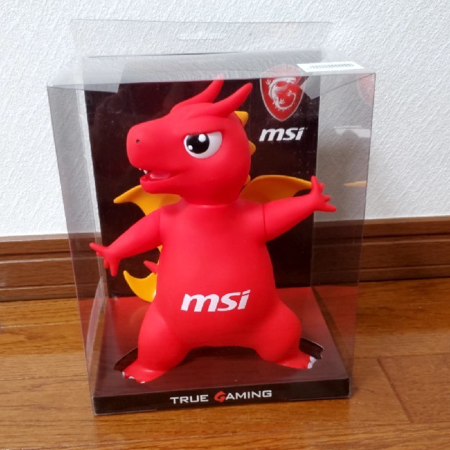 非売品　MSI マスコット　フィギュア\u0026ぬいぐるみ　ラッキーくん