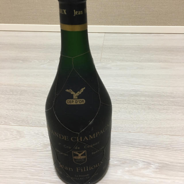 ブランデー grand champagne jean fillioux(古酒) 食品/飲料/酒の酒(ブランデー)の商品写真