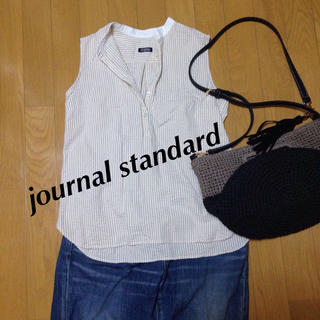 ジャーナルスタンダード(JOURNAL STANDARD)の送料込ストライプ シャツ(シャツ/ブラウス(半袖/袖なし))