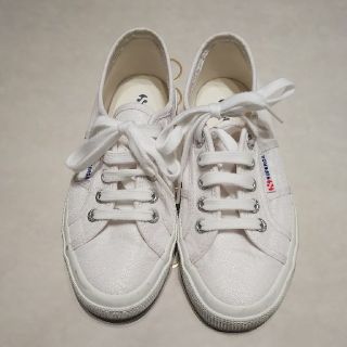 スペルガ(SUPERGA)のてちてちうさぎ様専用 SUPERGA ホワイトラメ スニーカー(スニーカー)