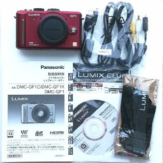 パナソニック(Panasonic)のDMC-GF1 Panasonic ミラーレス一眼 ボディのみ 本付き(ミラーレス一眼)