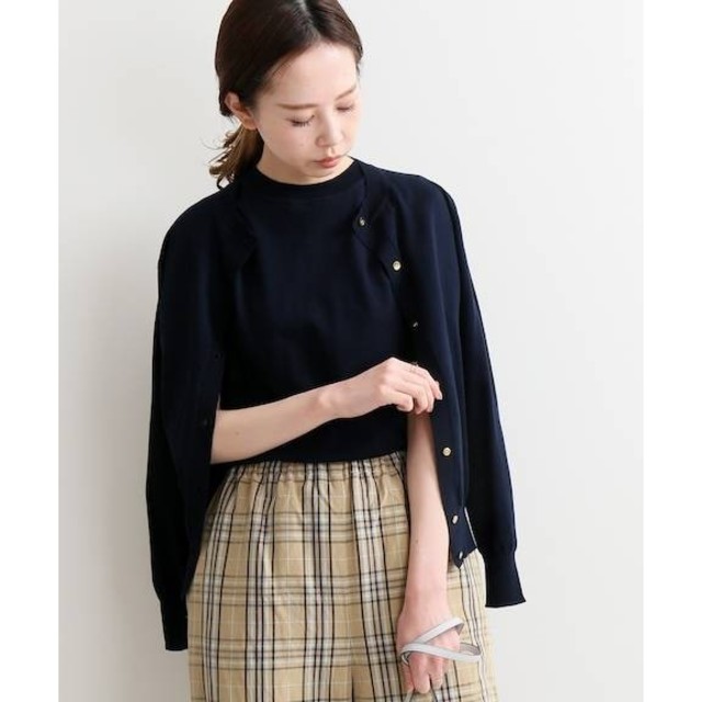 IENA - はろ様専用❄️19SS新品タグ付filartexアンサンブル ネイビーの