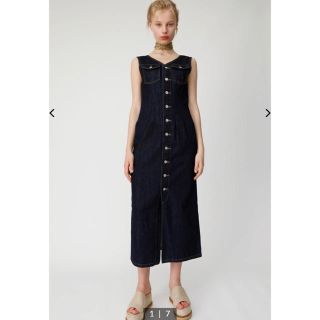 マウジー(moussy)のmoussy デニムワンピース(ロングワンピース/マキシワンピース)