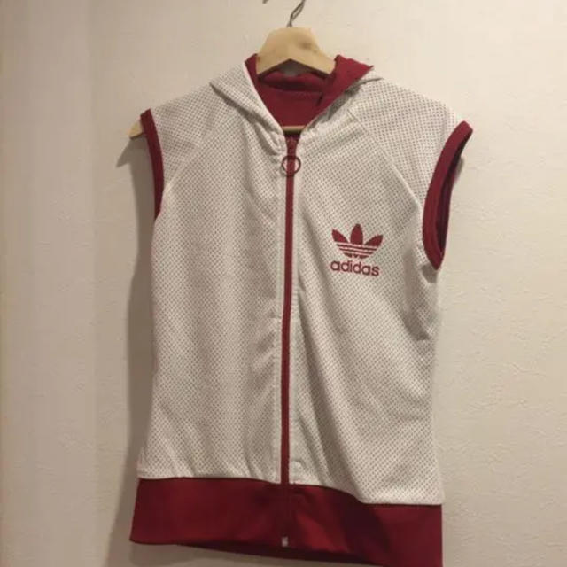 adidas(アディダス)のadidas originalsリバーシブルメッシュパーカー アディダス レディースのトップス(シャツ/ブラウス(半袖/袖なし))の商品写真