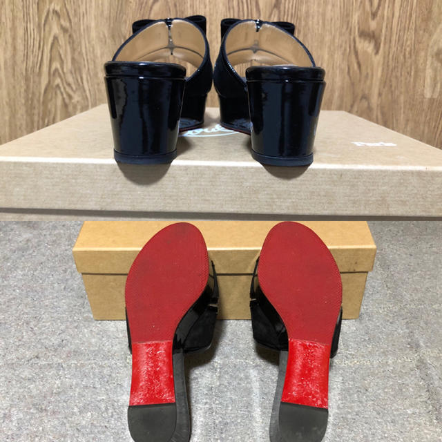 Christian Louboutin(クリスチャンルブタン)の直営クリスチャンルブタン購入USED レザーサンダル#34 レディースの靴/シューズ(サンダル)の商品写真