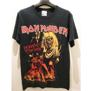 ヘインズ(Hanes)のHanes IRON MAIDENバンドTシャツ■サイズS(Tシャツ/カットソー(半袖/袖なし))