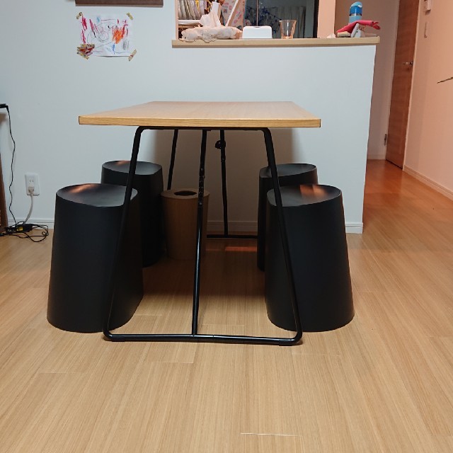 MUJI (無印良品) - 無印良品折りたたみテーブル スタッキングスツール