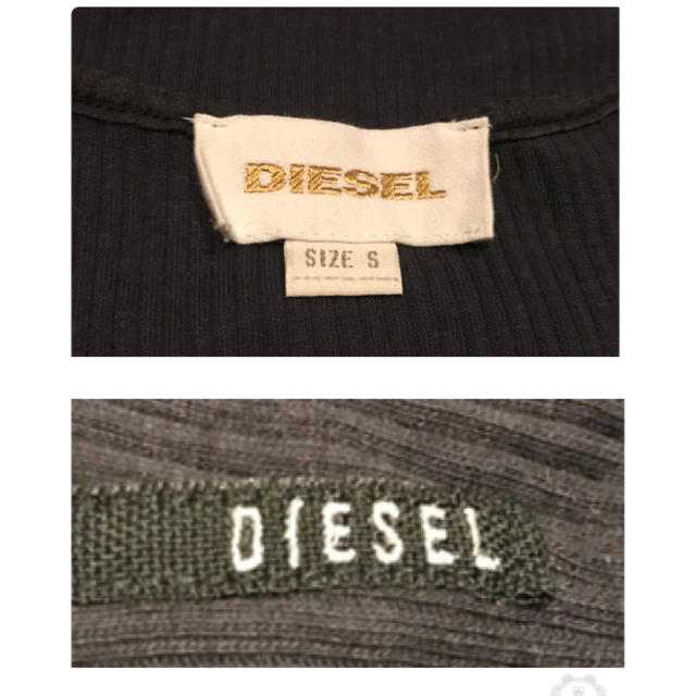 DIESEL(ディーゼル)の新品 DIESEL レディース タンクトップ S 直営購入MADE TURKEY レディースのトップス(タンクトップ)の商品写真