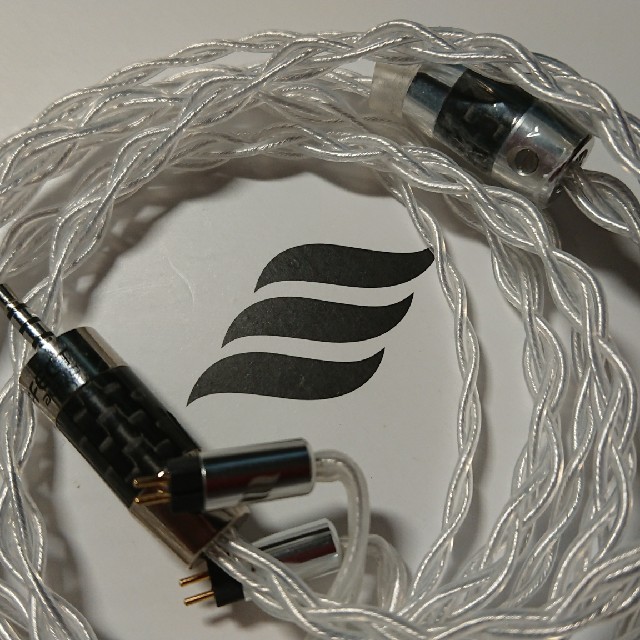 effect audio Thor Silver cable 2.5mm  スマホ/家電/カメラのオーディオ機器(ヘッドフォン/イヤフォン)の商品写真