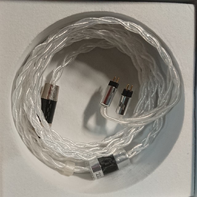 effect audio Thor Silver cable 2.5mm  スマホ/家電/カメラのオーディオ機器(ヘッドフォン/イヤフォン)の商品写真