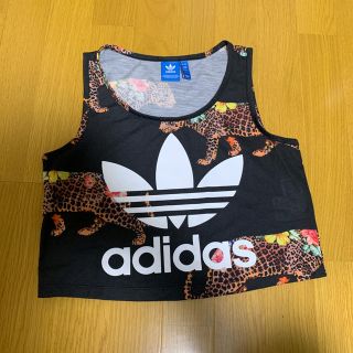 アディダス(adidas)の●美品・adidas originals ショート丈タンク・Lサイズ(タンクトップ)