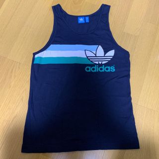 アディダス(adidas)の●美品・adidas originals・メンズM・ネイビー・タンク(Tシャツ/カットソー(半袖/袖なし))