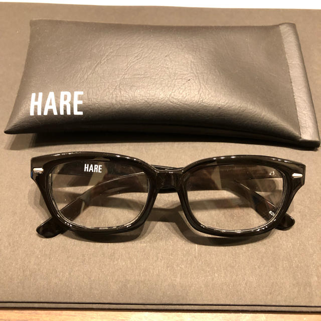 HARE(ハレ)のHARE 眼鏡 伊達 ケース付き ハレ メンズのファッション小物(サングラス/メガネ)の商品写真