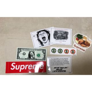 シュプリーム(Supreme)のsupremeステッカー(しおり/ステッカー)