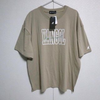 カンゴール(KANGOL)のKANGOL　新品　Ｌ　カンゴール　刺繍　ベージュ　Ｔシャツ(Tシャツ/カットソー(半袖/袖なし))