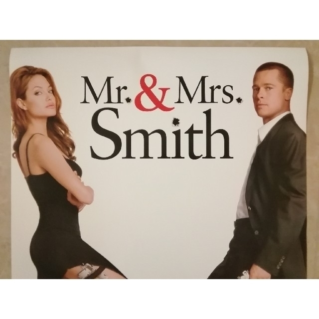 Mr.& Mrs.スミス 特大 ポスター 101.5cm×68.5cmの通販 by タラリスト｜ラクマ