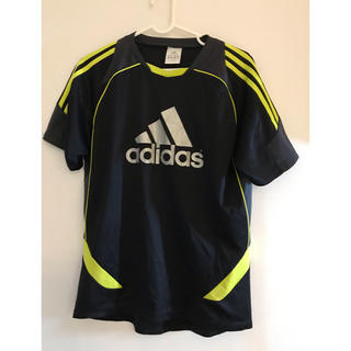 アディダス(adidas)のアディダス160プラシャツ黒Tシャツ半袖(Tシャツ/カットソー)