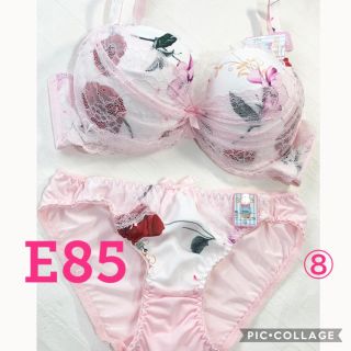 ブラジャー＆ショーツ♡E85(ブラ&ショーツセット)