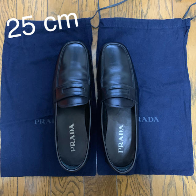 PRADA(プラダ)の【PRADA】ローファー ブラック UK：6 メンズの靴/シューズ(ドレス/ビジネス)の商品写真