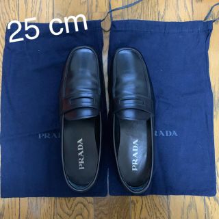 プラダ(PRADA)の【PRADA】ローファー ブラック UK：6(ドレス/ビジネス)