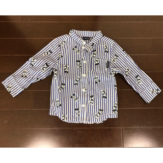 フタフタ(futafuta)のミッキー  長袖シャツ   90cm(Tシャツ/カットソー)